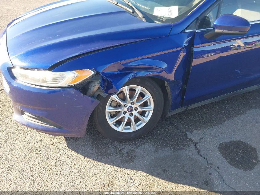 2016 Ford Fusion S VIN: 3FA6P0G7XGR282138 Lot: 43968931