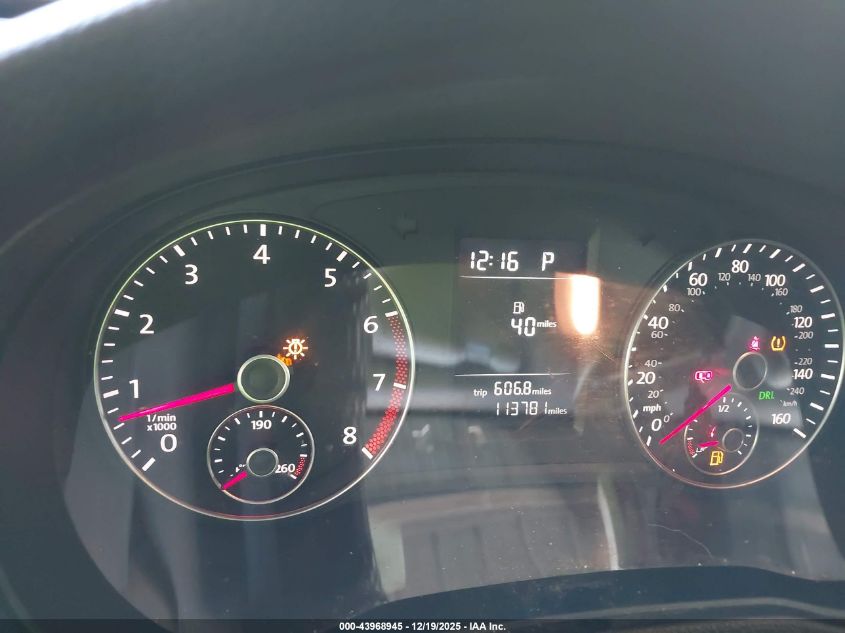 2013 Volkswagen Passat 2.5L S VIN: 1VWAP7A38DC096172 Lot: 43968945