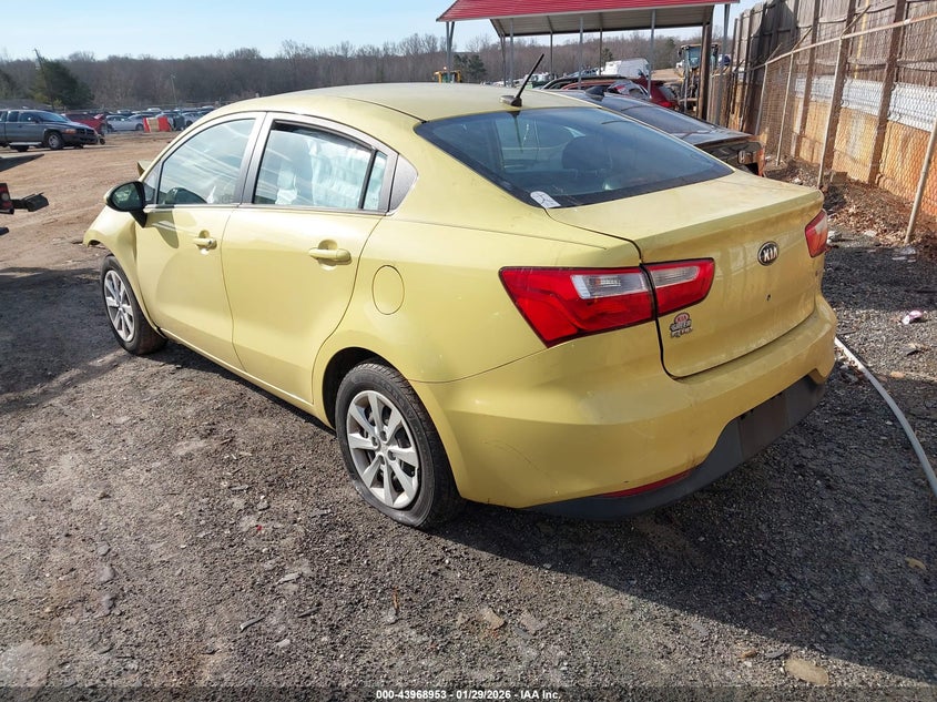 Vin: knadm4a32g6658803, lot: 44464611, kia rio lx 20163
