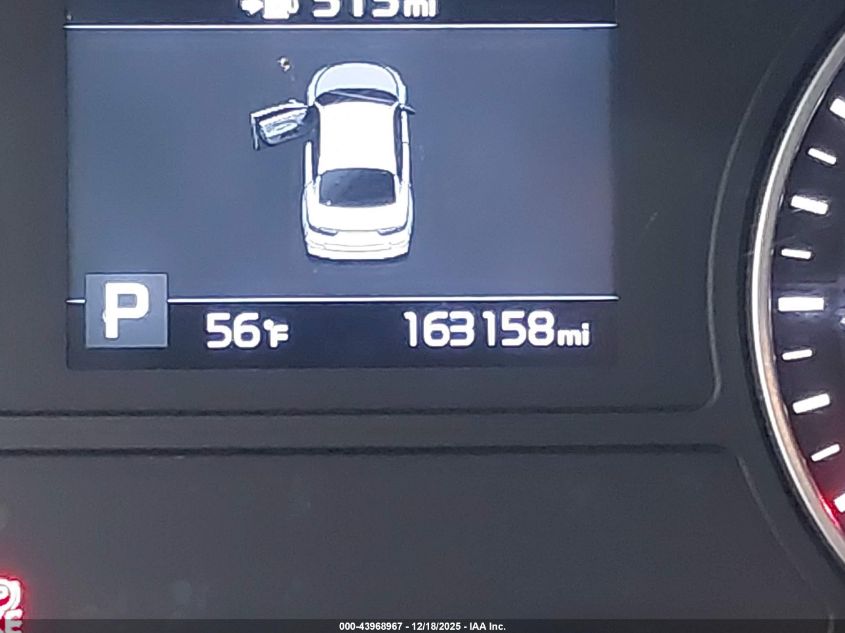 2020 Kia Optima Lx VIN: 5XXGT4L35LG392396 Lot: 43968967