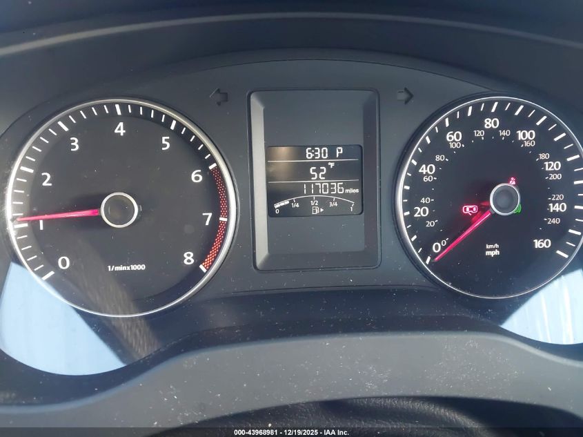 2014 Volkswagen Jetta 1.8T Se VIN: 3VWD07AJ8EM208758 Lot: 43968981