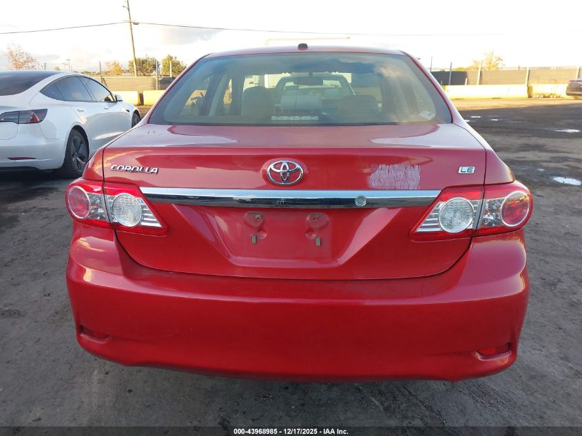 2012 Toyota Corolla Le VIN: 2T1BU4EEXCC911097 Lot: 43968985