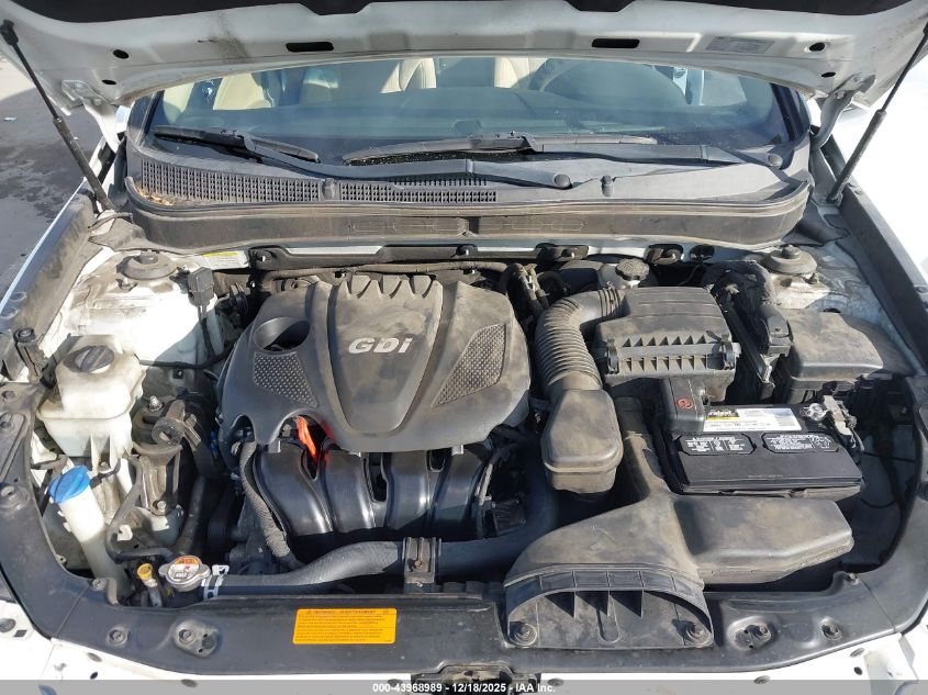 2013 Hyundai Sonata Gls VIN: 5NPEB4ACXDH731883 Lot: 43968989