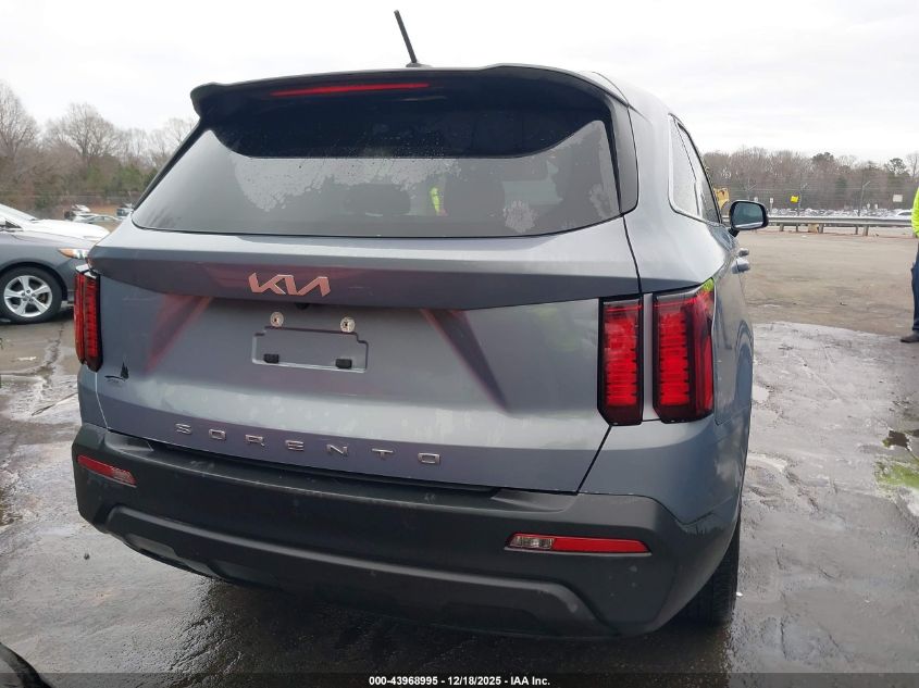 2022 Kia Sorento Lx VIN: 5XYRG4LC5NG097570 Lot: 43968995
