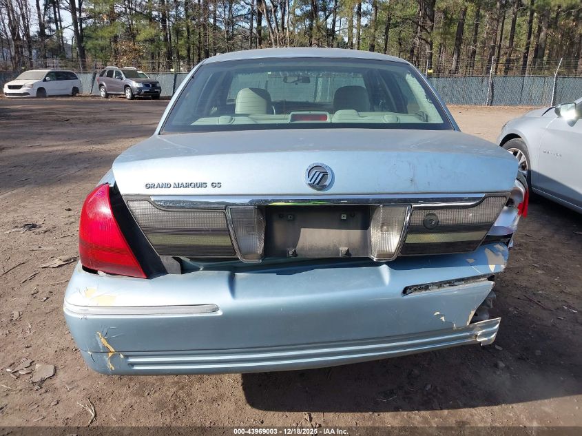 2008 Mercury Grand Marquis Gs VIN: 2MEFM74V18X631669 Lot: 43969003