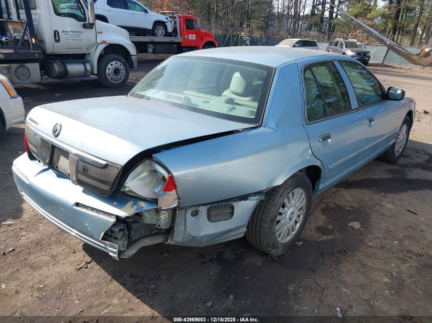 2008 Mercury Grand Marquis Gs VIN: 2MEFM74V18X631669 Lot: 43969003