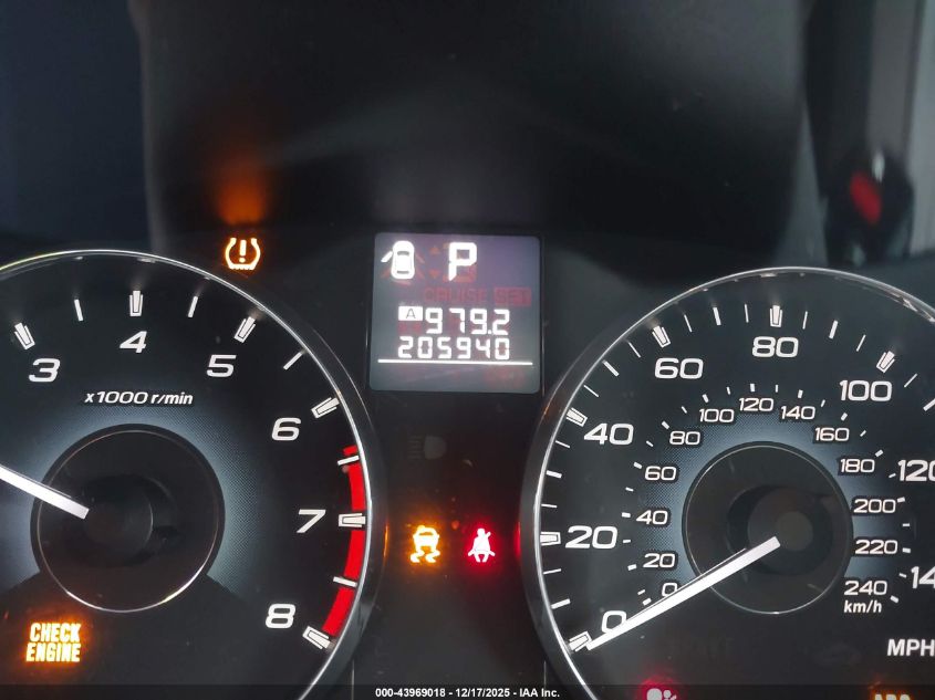 2012 Subaru Outback 2.5I Premium VIN: 4S4BRBCC5C3292808 Lot: 43969018