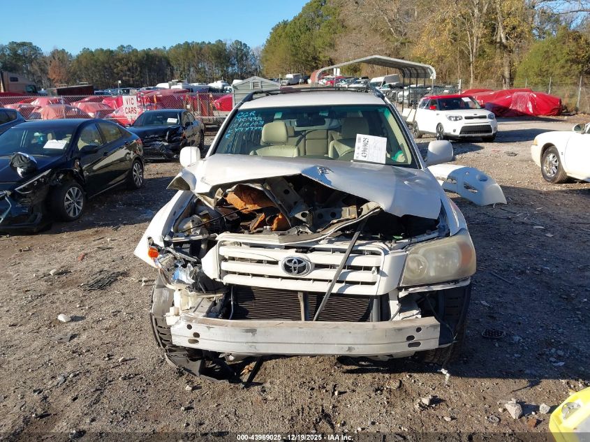 2006 Toyota Highlander VIN: JTEGD21A160148992 Lot: 43969025