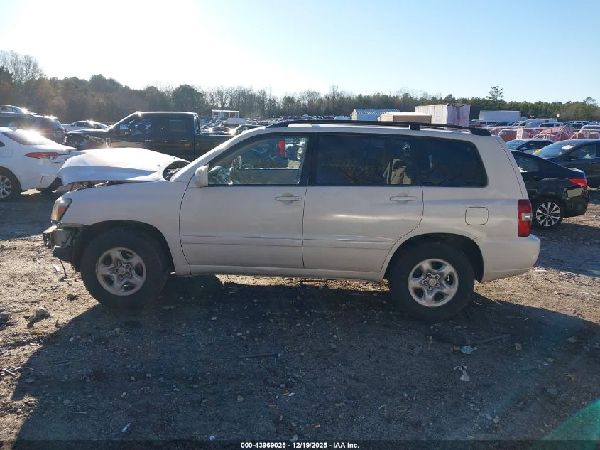 2006 Toyota Highlander VIN: JTEGD21A160148992 Lot: 43969025