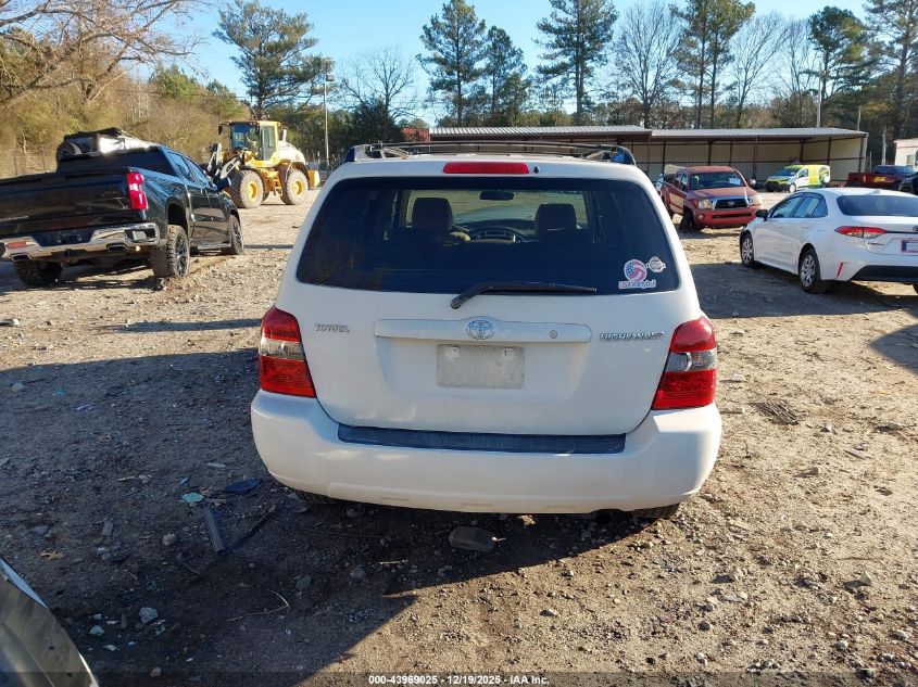 2006 Toyota Highlander VIN: JTEGD21A160148992 Lot: 43969025