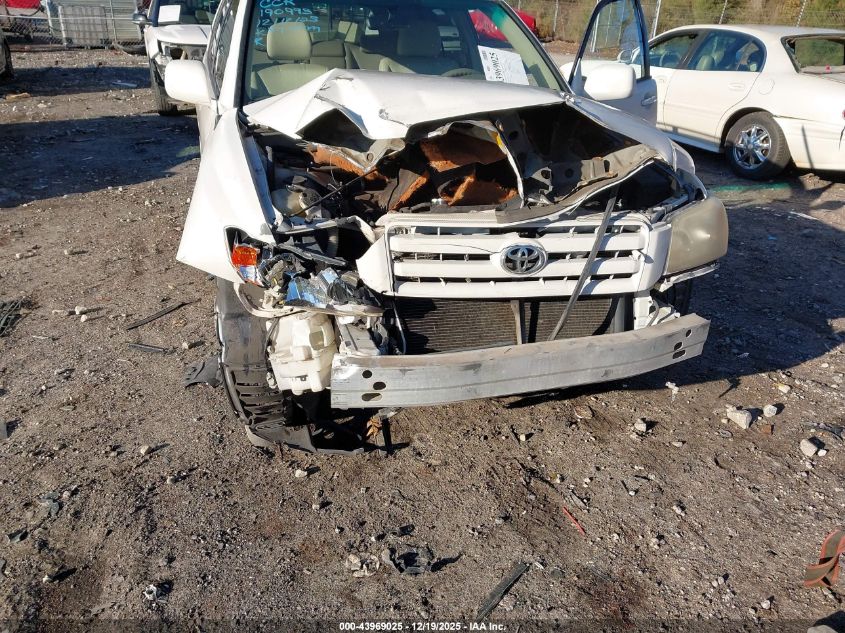 2006 Toyota Highlander VIN: JTEGD21A160148992 Lot: 43969025