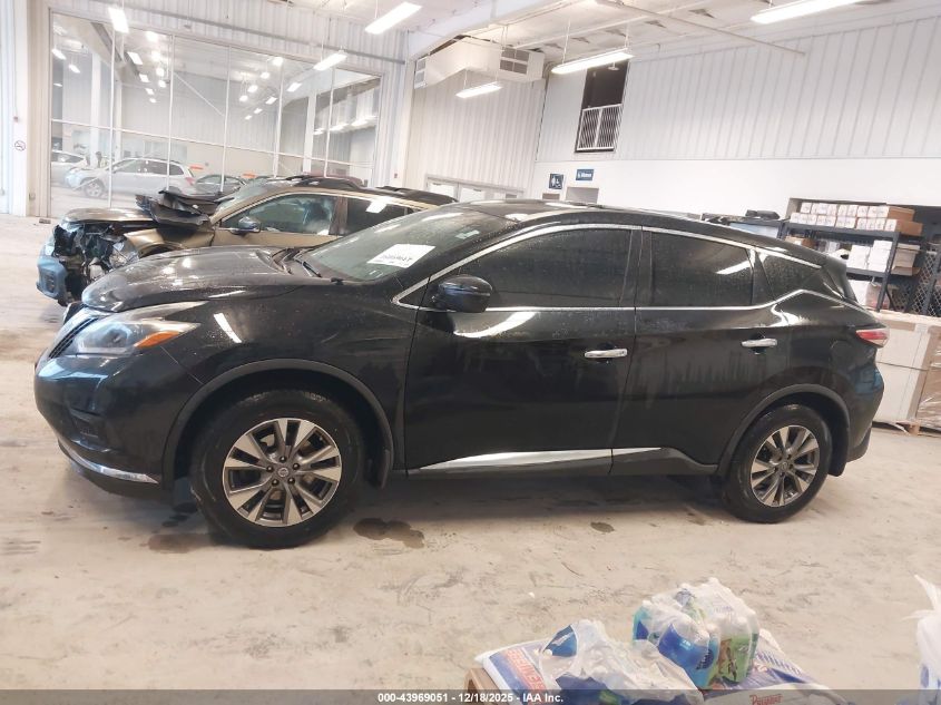 2018 Nissan Murano S VIN: 5N1AZ2MH6JN160292 Lot: 43969051