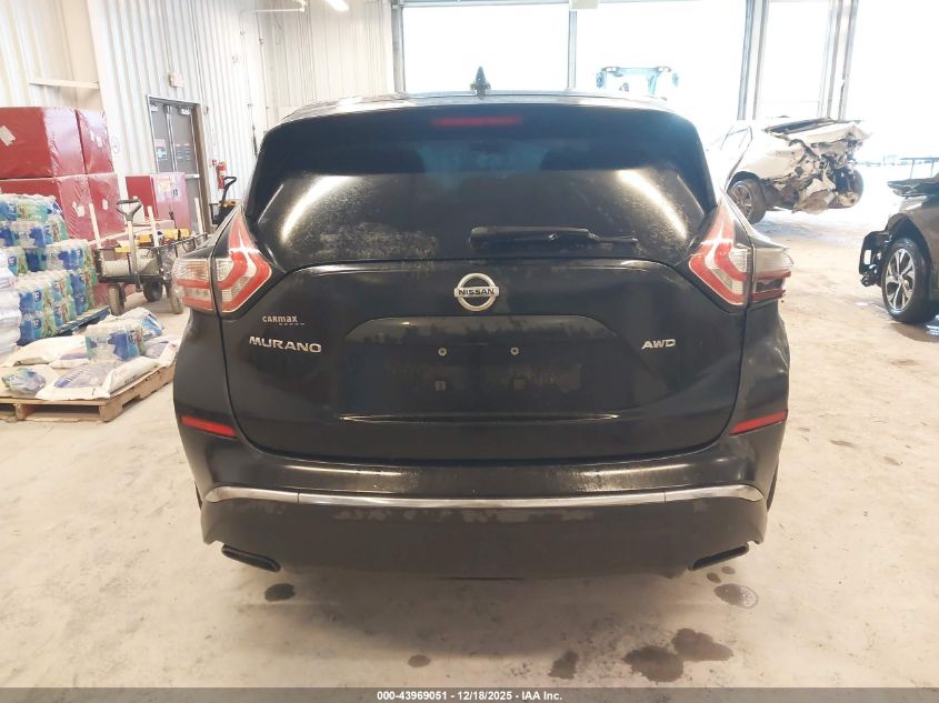 2018 Nissan Murano S VIN: 5N1AZ2MH6JN160292 Lot: 43969051