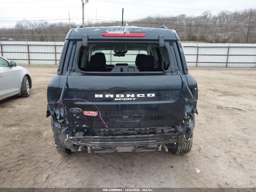 2022 Ford Bronco Sport Big Bend VIN: 3FMCR9B60NRD59263 Lot: 43969064