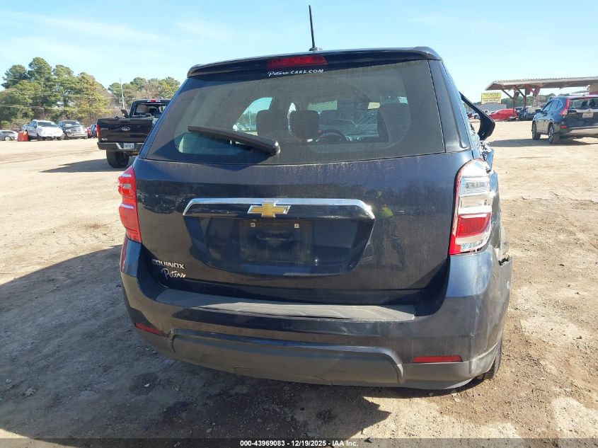 2017 Chevrolet Equinox Ls VIN: 2GNALBEK1H1550106 Lot: 43969083