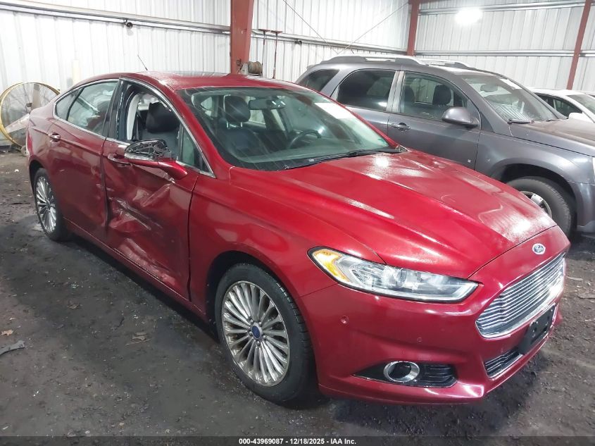 2014 Ford Fusion Titanium VIN: 3FA6P0K95ER197522 Lot: 43969087