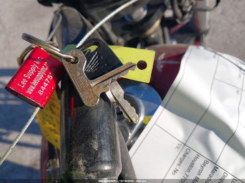 2018 Honda Vt1300 Cx VIN: JH2SC6125JK300133 Lot: 43969091