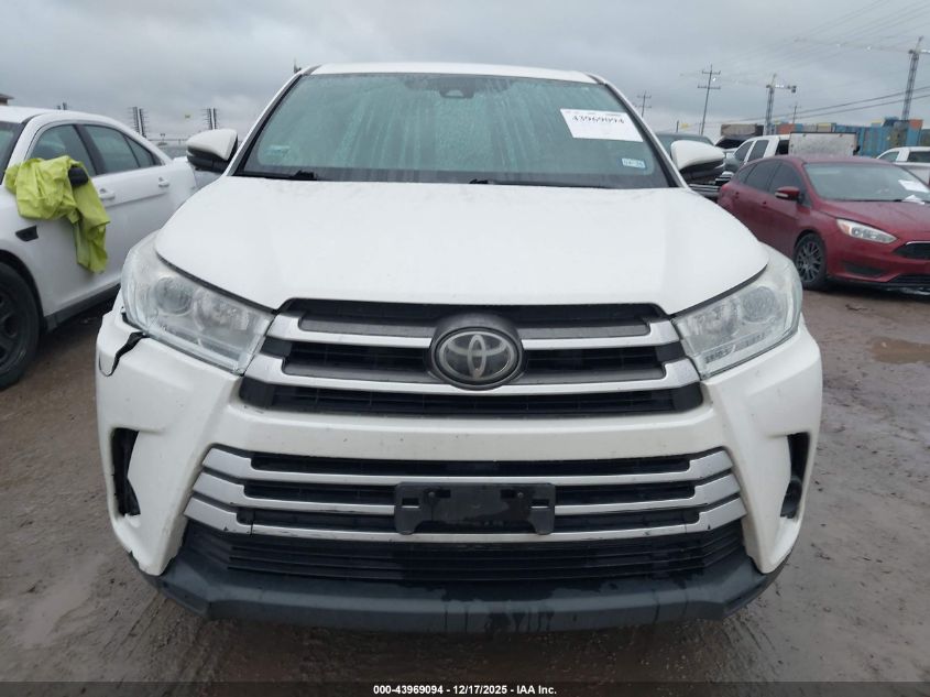 2018 Toyota Highlander Le VIN: 5TDZARFH5JS033404 Lot: 43969094