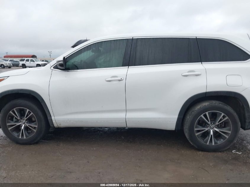 2018 Toyota Highlander Le VIN: 5TDZARFH5JS033404 Lot: 43969094