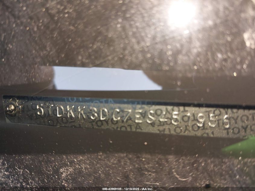 2014 Toyota Sienna Le V6 8 Passenger VIN: 5TDKK3DC7ES451956 Lot: 43969105