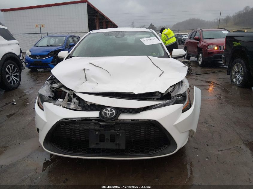 2021 Toyota Corolla Le VIN: 5YFEPMAE8MP193660 Lot: 43969157