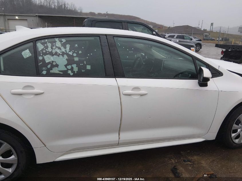 2021 Toyota Corolla Le VIN: 5YFEPMAE8MP193660 Lot: 43969157