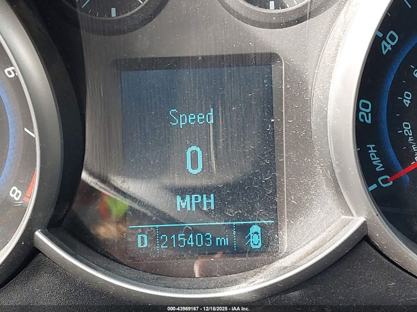 2012 Chevrolet Cruze 1Lt VIN: 1G1PF5SC2C7366094 Lot: 43969167