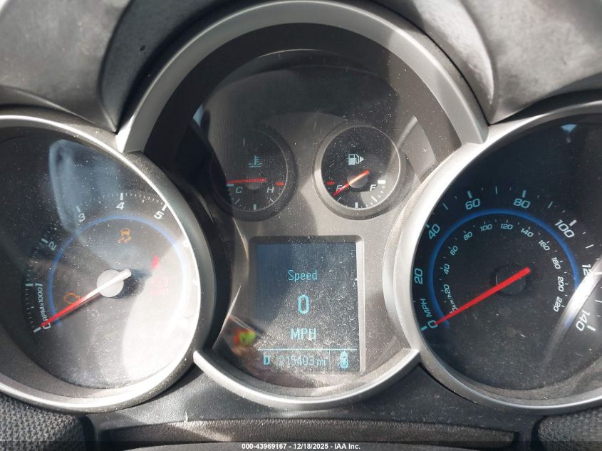 2012 Chevrolet Cruze 1Lt VIN: 1G1PF5SC2C7366094 Lot: 43969167