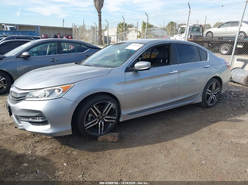 2016 Honda Accord Sport VIN: 1HGCR2F50GA156160 Lot: 43969168