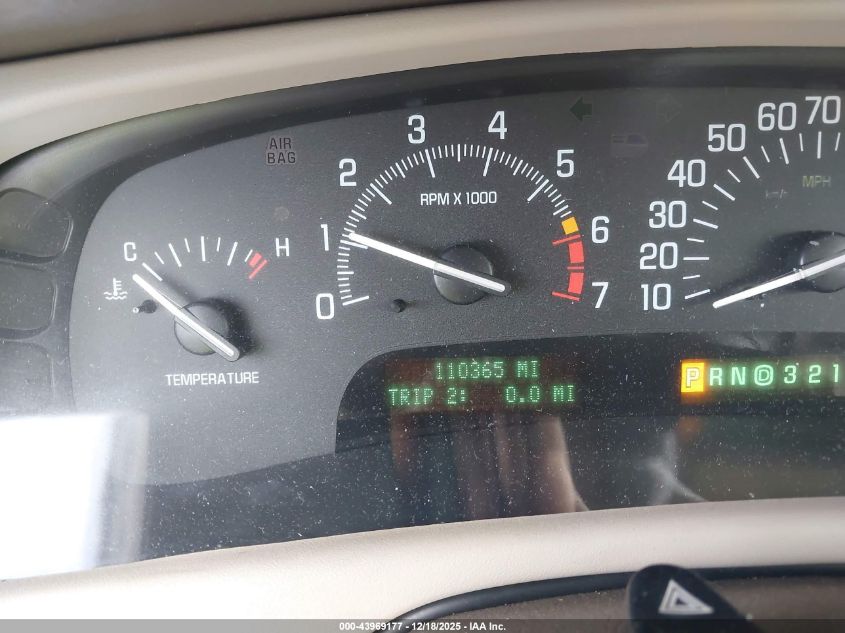 2002 Buick Park Avenue VIN: 1G4CW54K124209226 Lot: 43969177