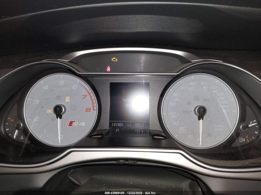 2013 Audi S4 3.0T Premium Plus VIN: WAUBGAFL0DA035680 Lot: 43969180