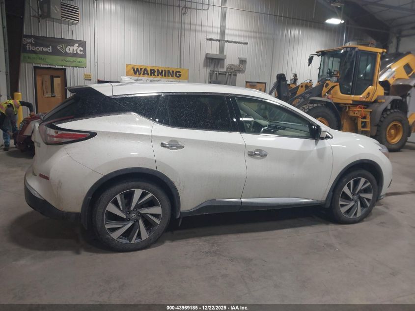 2018 Nissan Murano Platinum/S/Sl/Sv VIN: 5N1AZ2MH5JN101587 Lot: 43969185