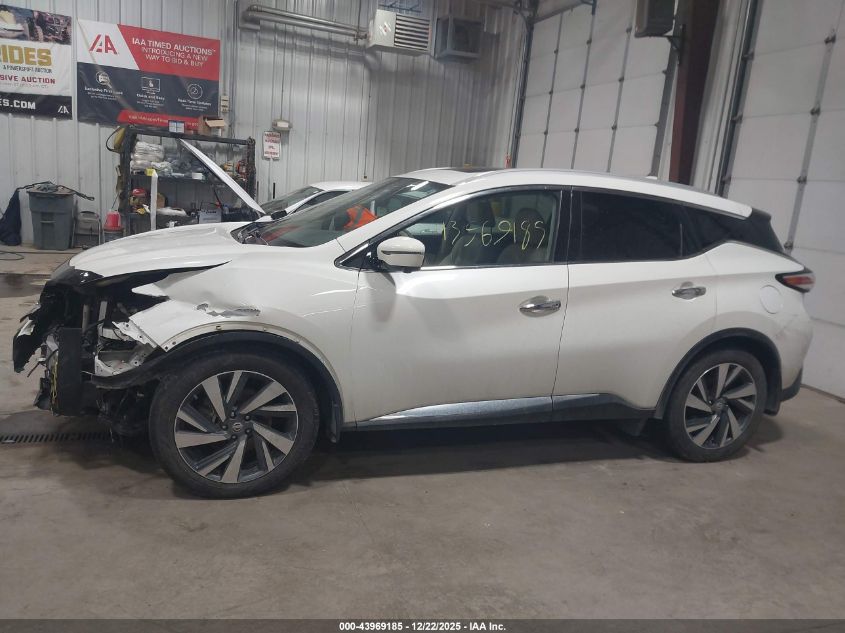 2018 Nissan Murano Platinum/S/Sl/Sv VIN: 5N1AZ2MH5JN101587 Lot: 43969185