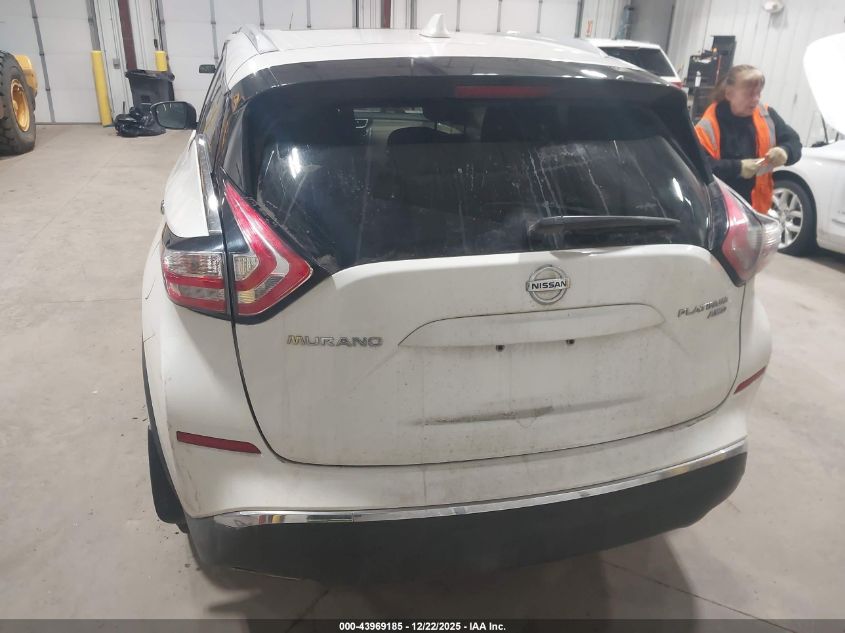 2018 Nissan Murano Platinum/S/Sl/Sv VIN: 5N1AZ2MH5JN101587 Lot: 43969185