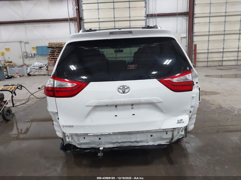 2017 Toyota Sienna Le 7 Passenger VIN: 5TDJZ3DC9HS183150 Lot: 43969188