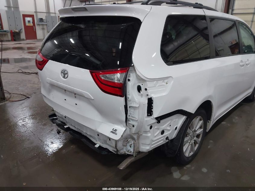 2017 Toyota Sienna Le 7 Passenger VIN: 5TDJZ3DC9HS183150 Lot: 43969188