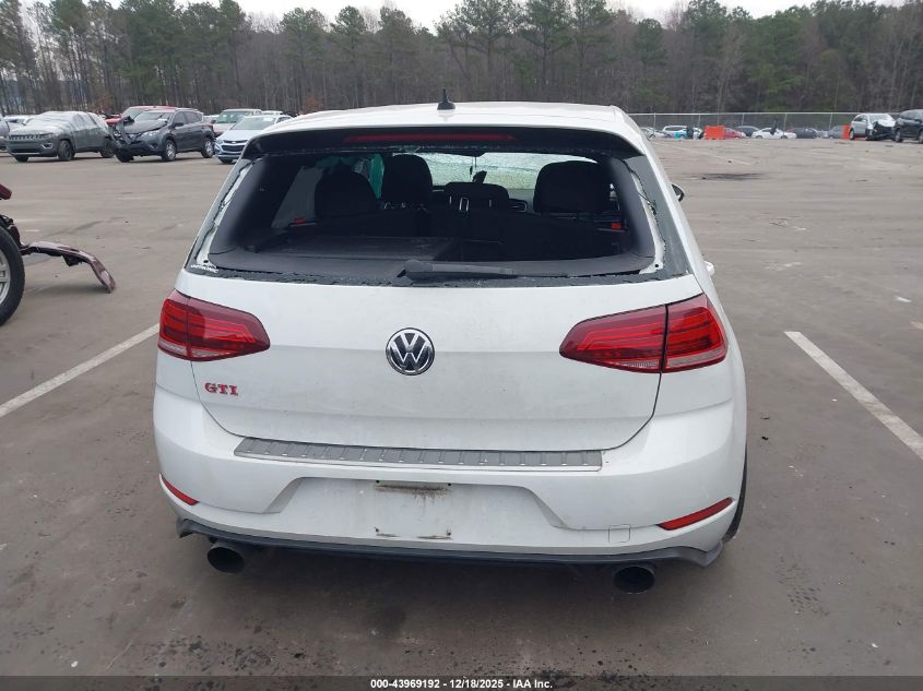 2019 Volkswagen Golf Gti 2.0T Autobahn/2.0T Rabbit Edition/2.0T S/2.0T Se VIN: 3VW5T7AU8KM011171 Lot: 43969192