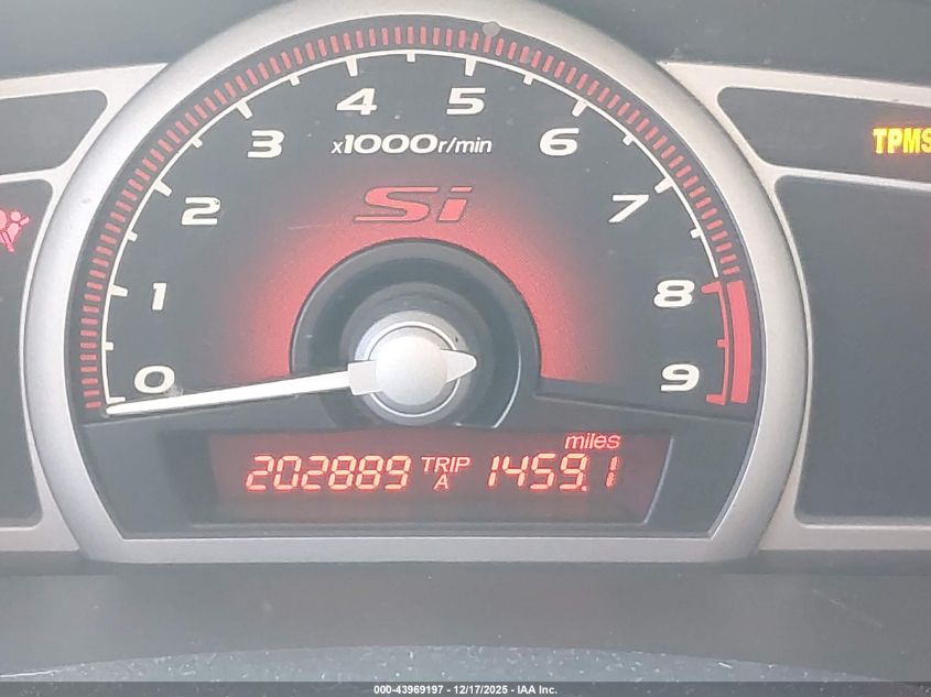 2009 Honda Civic Si VIN: 2HGFA55539H703059 Lot: 43969197