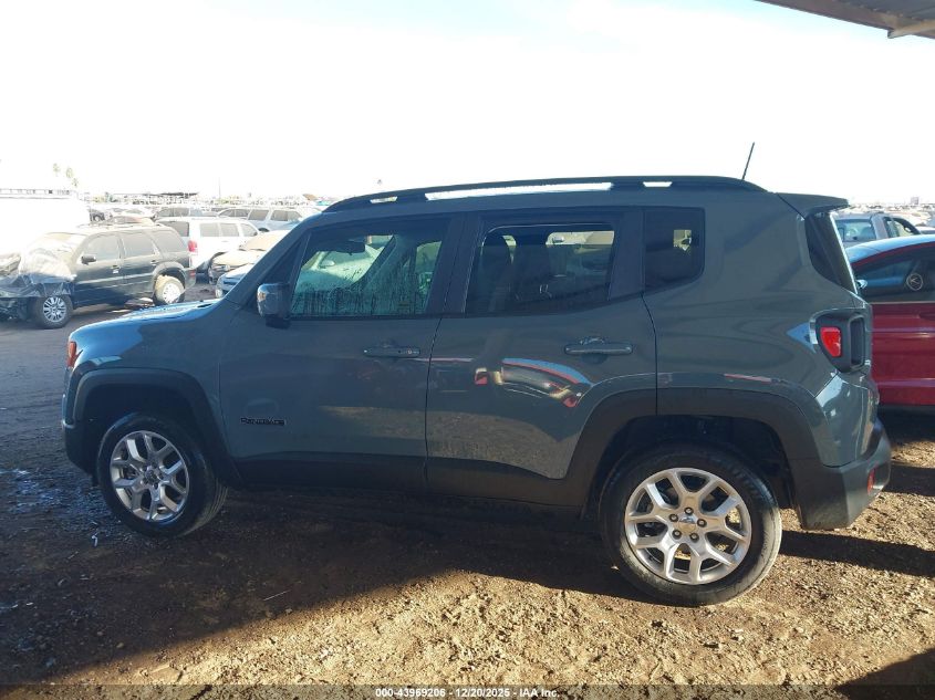 2018 Jeep Renegade Latitude 4X4 VIN: ZACCJBBBXJPH59139 Lot: 43969206