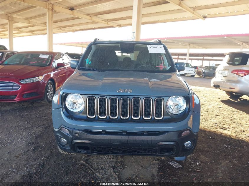 2018 Jeep Renegade Latitude 4X4 VIN: ZACCJBBBXJPH59139 Lot: 43969206