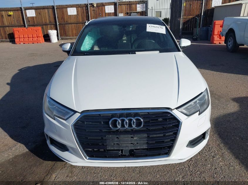 2019 Audi A3 40 Premium/40 Titanium Premium VIN: WAUAUGFF1K1015498 Lot: 43969236