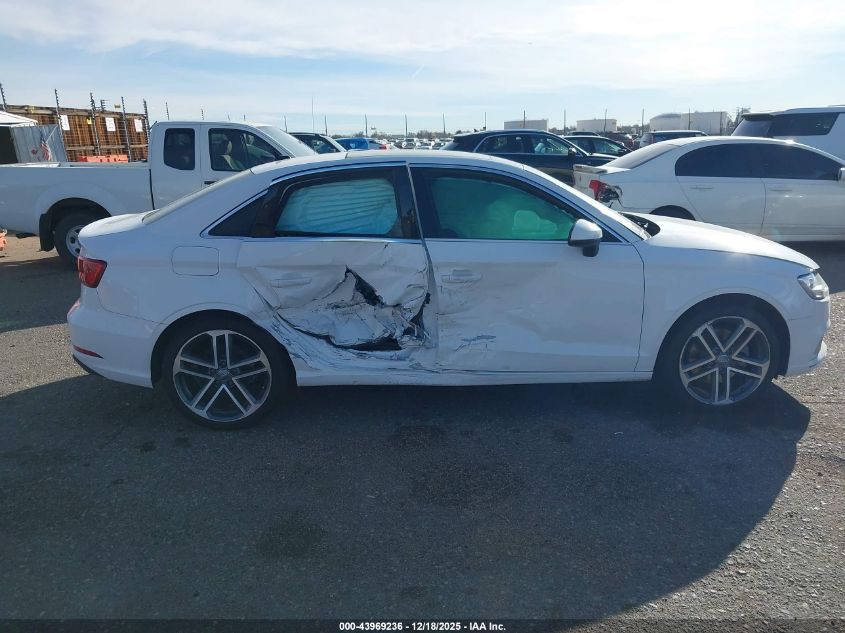2019 Audi A3 40 Premium/40 Titanium Premium VIN: WAUAUGFF1K1015498 Lot: 43969236