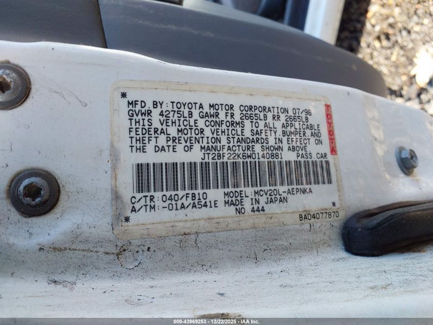 2010 Toyota Camry VIN: 14T1BF3EK9AU06803 Lot: 43969253