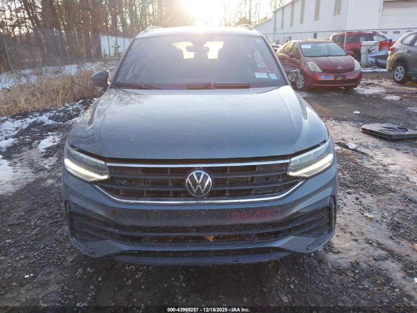 2024 Volkswagen Tiguan 2.0T Se R-Line Black VIN: 3VV8B7AX6RM227562 Lot: 43969257