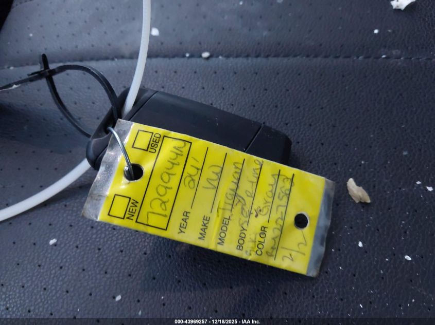 2024 Volkswagen Tiguan 2.0T Se R-Line Black VIN: 3VV8B7AX6RM227562 Lot: 43969257