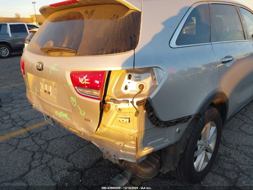 2016 Kia Sorento 2.4L L VIN: 5XYPG4A38GG002240 Lot: 43969285