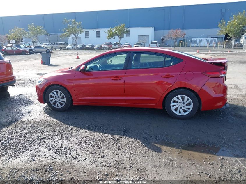 2018 Hyundai Elantra Se VIN: 5NPD74LF7JH302796 Lot: 43969298