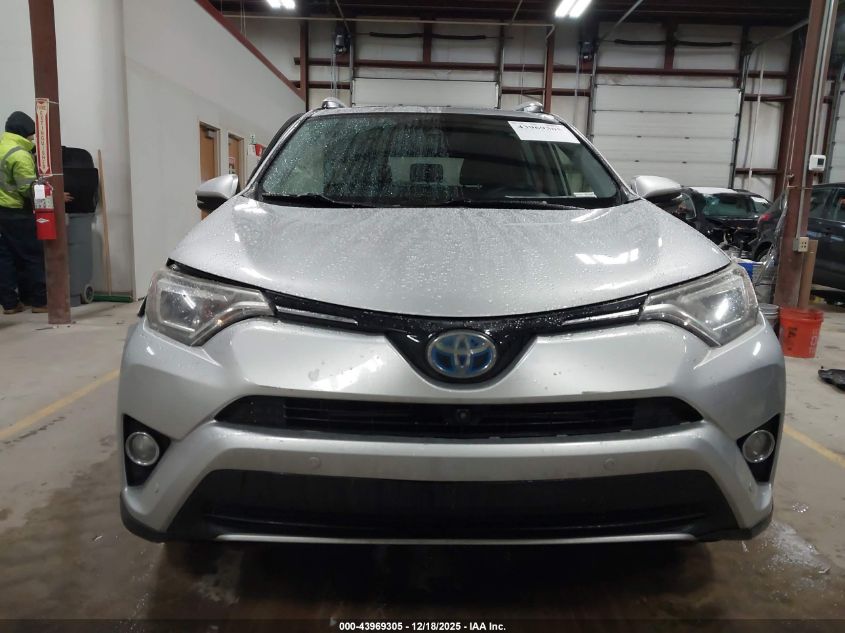 2016 Toyota Rav4 Hybrid Limited VIN: JTMDJREV8GD004338 Lot: 43969305