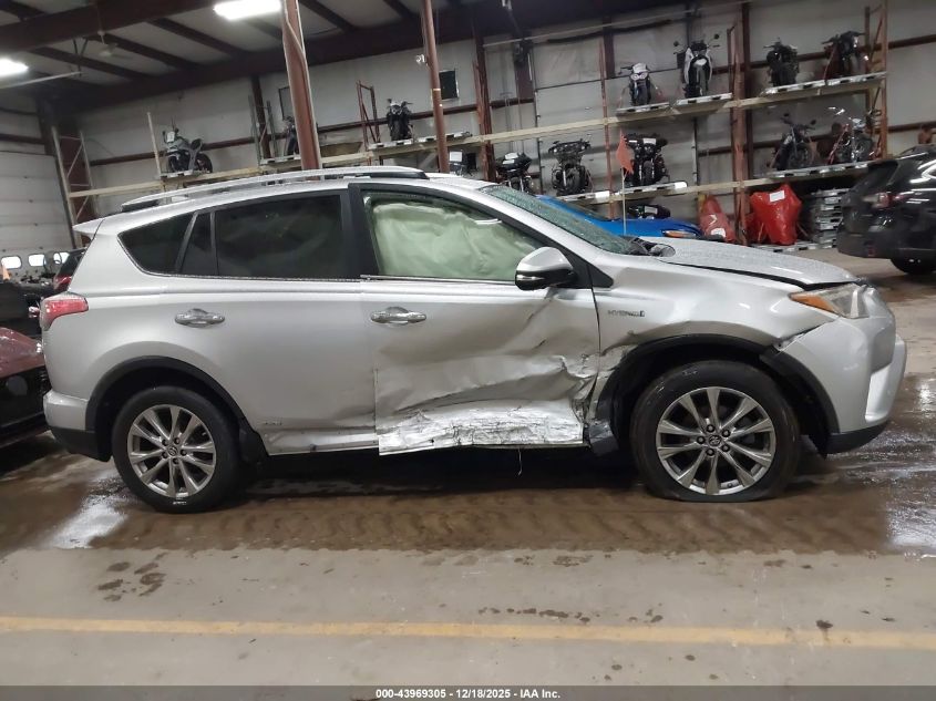 2016 Toyota Rav4 Hybrid Limited VIN: JTMDJREV8GD004338 Lot: 43969305