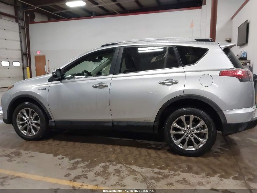 2016 Toyota Rav4 Hybrid Limited VIN: JTMDJREV8GD004338 Lot: 43969305